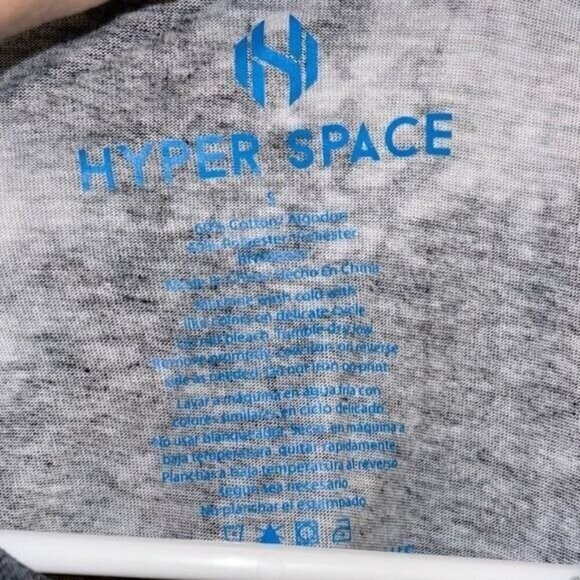 NASA Hyper Space Black Tie Dye Long Sleeve Causal Pullover T-Shirt Unisex Small - Picture 7 of 7